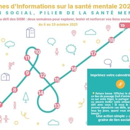 La quinzaine des défis pour une bonne santé mentale