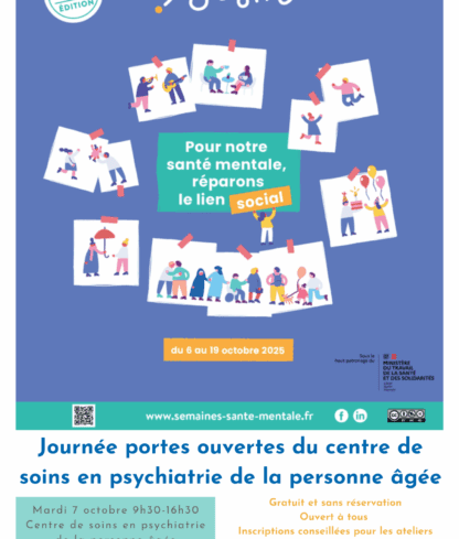 Journée portes ouvertes du centre de soins en psychiatrie de la personne âgée