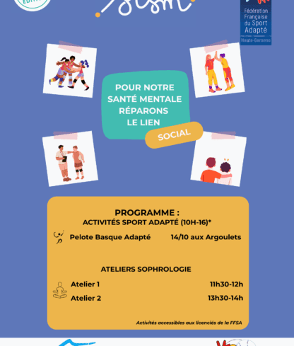 Journée Sport Adapté – la Santé Mentale – Pelote Basque