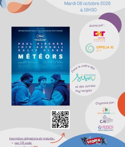 Ciné débat : « Météors » d&rsquo;Hubert Charuel et Claude Le Pape