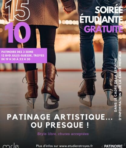 Soirée étudiante à la patinoire