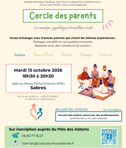 Cercles des parents: « Et moi, en tant que parent, comment je vais »