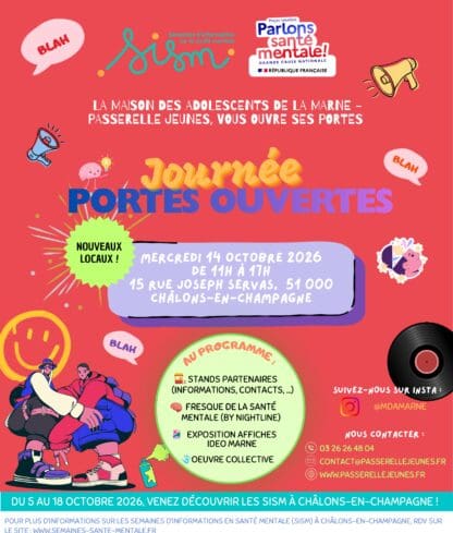 Portes ouvertes Maison des Adolescents de la Marne