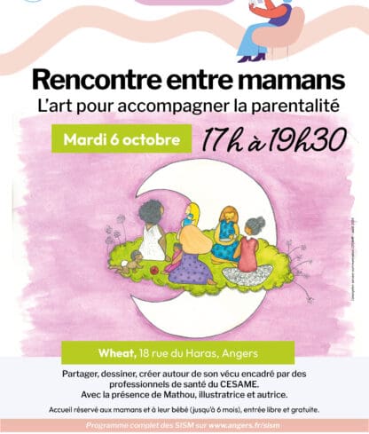 Rencontre entre mamans : l&rsquo;art pour accompagner la parentalité