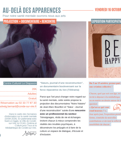 Projection • Documentaire • Rencontre  » AU-DELÀ DES APPARTENANCES « 