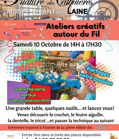 Ateliers créatifs autour du fil
