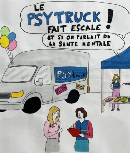 Escale du Psytruck… Et si on parlait de santé mentale ?