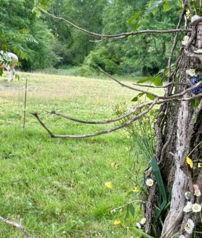 Land art éphémère : un hommage créatif pour apaiser l&rsquo;esprit