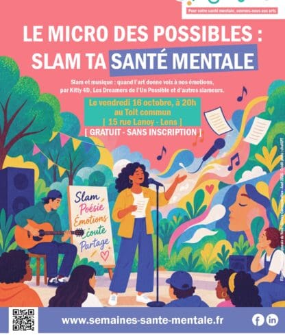 Le micro des possibles : slam ta santé mentale
