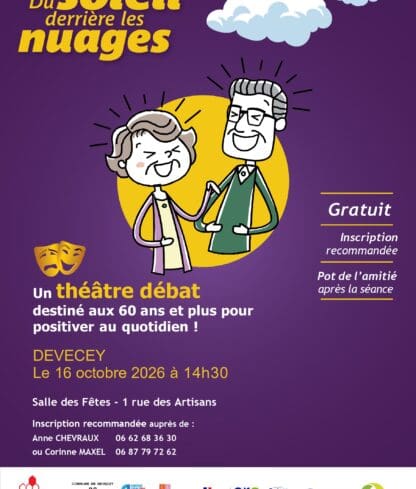 Spectacle – Théâtre – débat « Du soleil derrière les nuages »