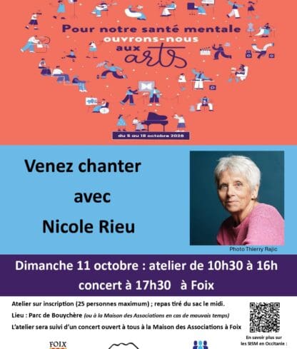 Restitution de l&rsquo;atelier chanté du 11/10 et petit concert
