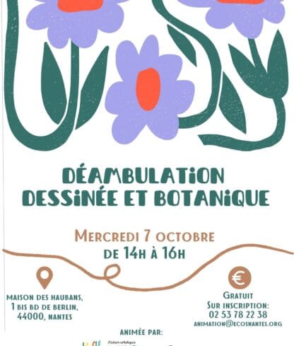 Déambulation dessinée et botanique