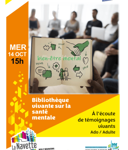 [Rencontre] Bibliothèque vivante sur la santé mentale