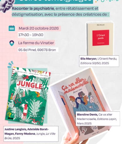 La soirée des témoignages en santé mentale au Vinatier