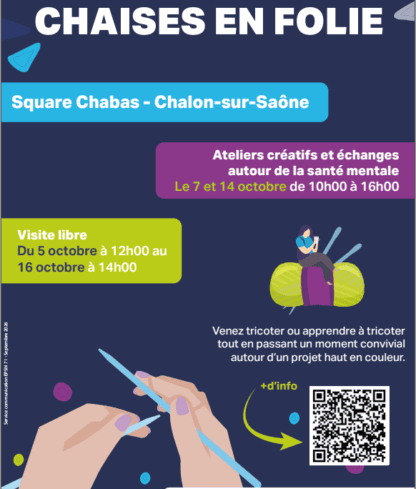 Tricot urbain : Chaises en folie