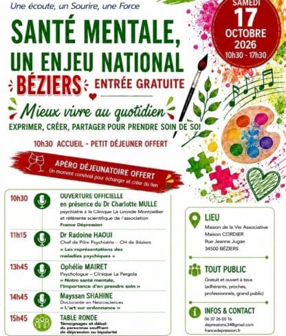 Journée santé mentale Un enjeu national