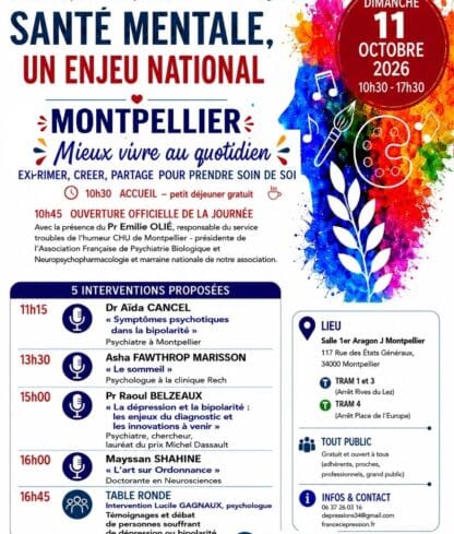 Journée Santé mentale – Un enjeu national