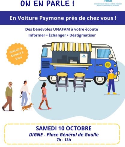Caravane « En voiture psymone » par l&rsquo;UNAFAM PACA